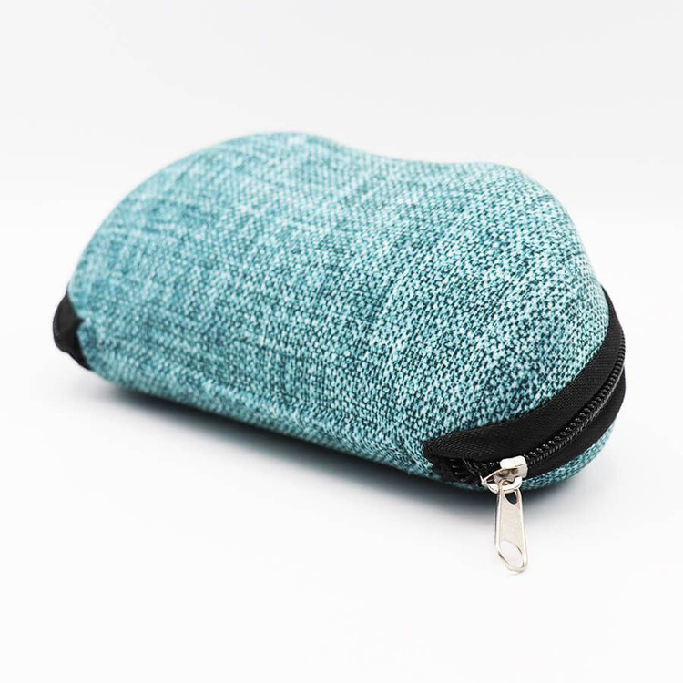 خرید کیف عینک زیپی رنگی سبزآبی با قیمت مناسب